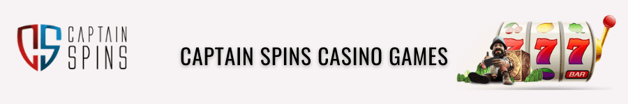 captain spins games